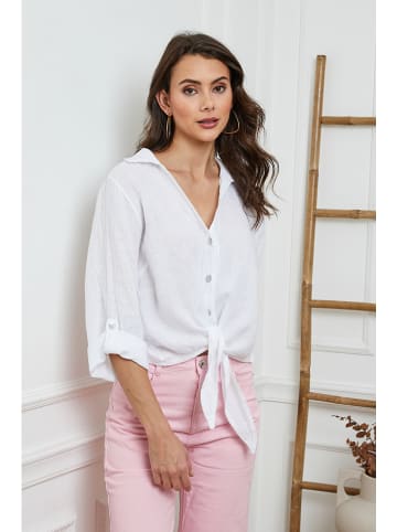 Joséfine Linnen blouse wit