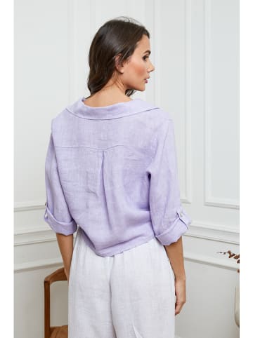 Joséfine Linnen blouse paars