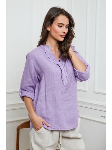 Joséfine Linnen blouse paars