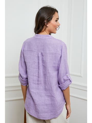 Joséfine Linnen blouse paars
