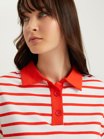BGN Poloshirt in Rot/ Weiß