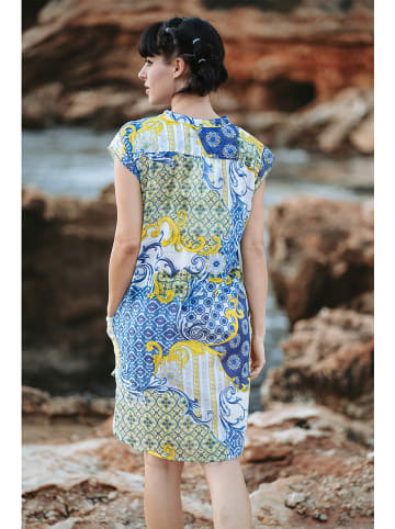 Isla Bonita by SIGRIS Jurk blauw/geel