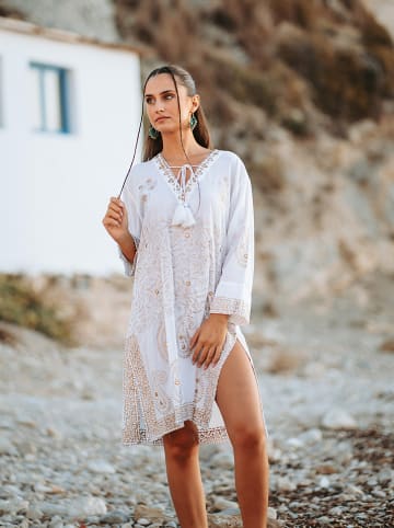 Isla Bonita by SIGRIS Kaftan w kolorze białym