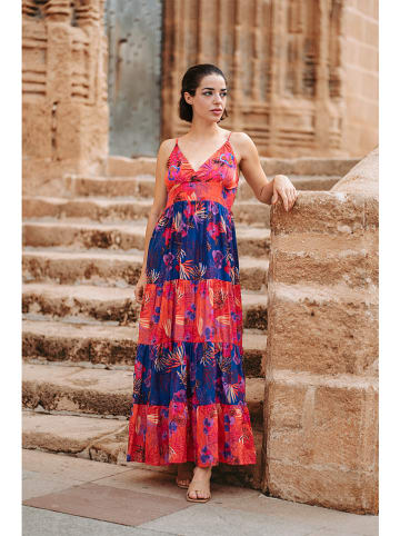 Isla Bonita by SIGRIS Jurk rood donkerblauw goedkoop kopen limango