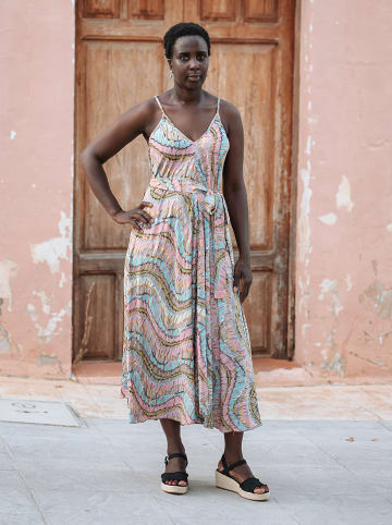 Isla Bonita by SIGRIS Kleid in Rosa/ Hellblau