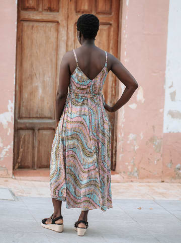 Isla Bonita by SIGRIS Kleid in Rosa/ Hellblau