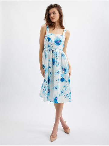 orsay Sukienka w kolorze biało-błękitnym