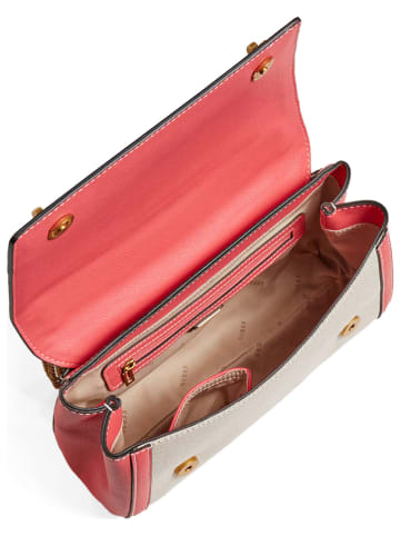 Guess Schoudertas beige/roze - (B)27 x (H)17 x (D)8 cm