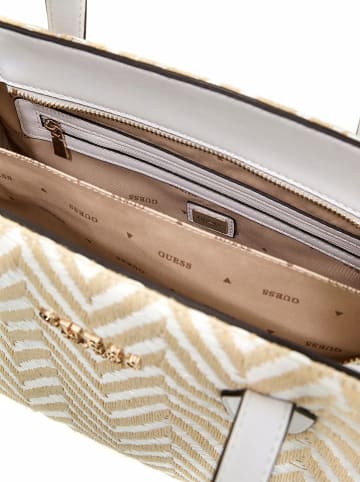 Guess Shopper beige/wit - (B)31 x (H)22 x (D)12 cm