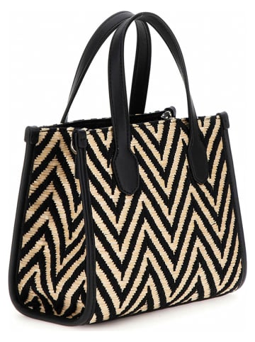 Guess Shopper bag w kolorze beżowo-czarnym - 20 x 17 x 10 cm
