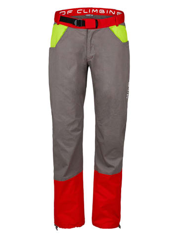 MILO Functionele broek "Kulti" grijs/rood