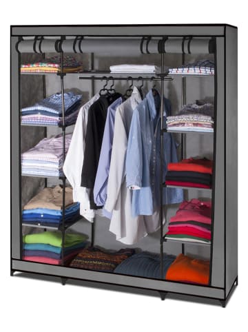 IDOMYA Essentials 13tlg. Kleiderschrank in Grau
