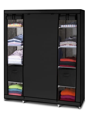 IDOMYA Essentials 13tlg. Kleiderschrank in Schwarz