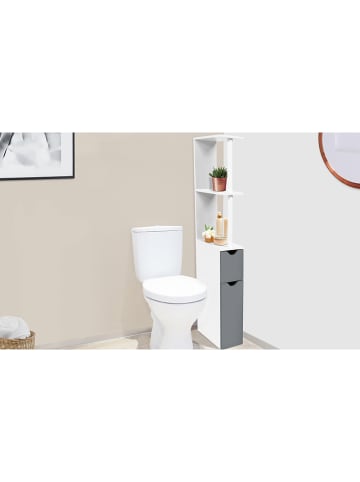 IDOMYA Essentials Szafka łazienkowa w kolorze białym - 15,2 x 118 x 29,8 cm