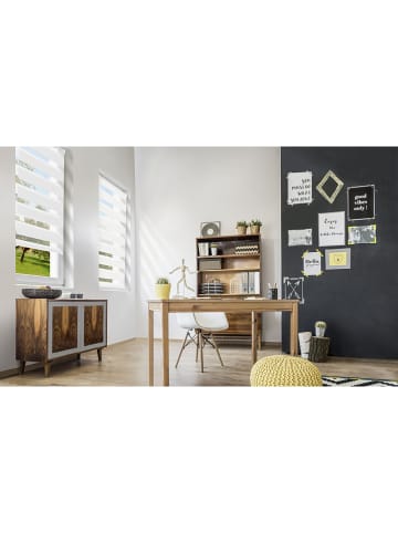 IDOMYA Essentials Verduisterend rolgordijn "Zebra" wit - (L)120 x (B)60 cm