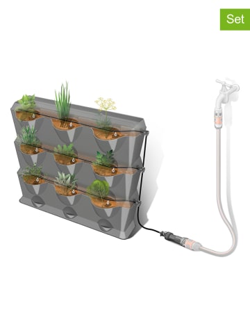 Gardena 46tlg. Bewässerung-Set "NatureUp!" in Grau