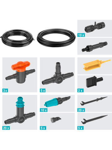Gardena Tropfbewässerungssystem "Micro-Drip" in Schwarz