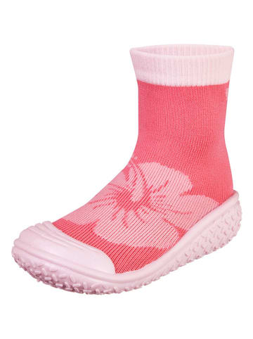 Playshoes Buty kąpielowe "Hawaii" w kolorze różowym