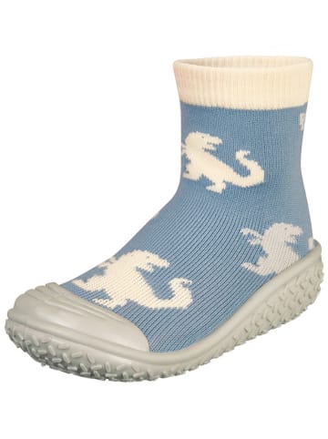 Playshoes Buty kąpielowe "Dino" w kolorze błękitnym