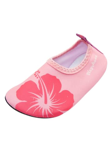 Playshoes Buty "Hawaii" w kolorze różowym do chodzenia na boso