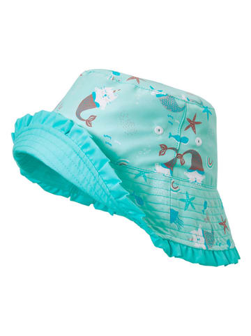 Playshoes Dwustronny kapelusz w kolorze turkusowym