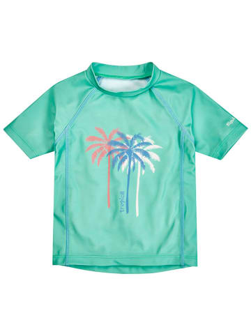 Playshoes Zwemshirt "Palmen" turquoise