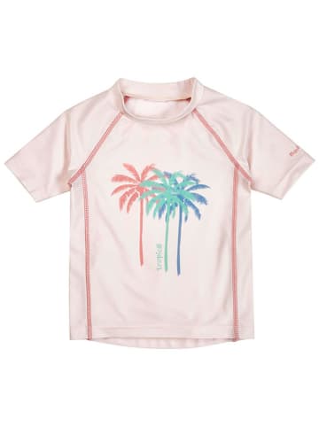 Playshoes Koszulka kąpielowa "Palms" w kolorze jasnoróżowym