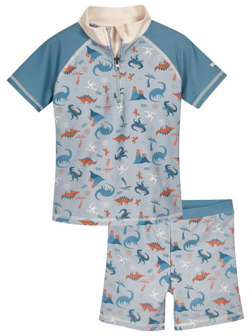 Playshoes 2tlg. Badeoutfit "Dino" in Blau
