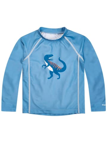 Playshoes Zwemshirt "Dino" blauw