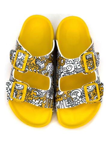 Calceo Slippers geel/meerkleurig