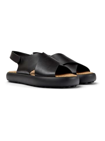 Camper Leder-Sandalen in Schwarz