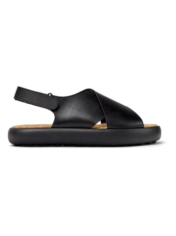 Camper Leder-Sandalen in Schwarz