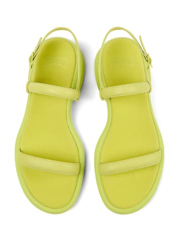 Camper Leder-Sandalen in Grün