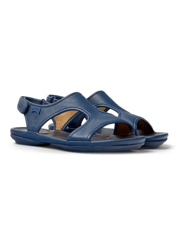 Camper Skórzane sandały w kolorze niebieskim