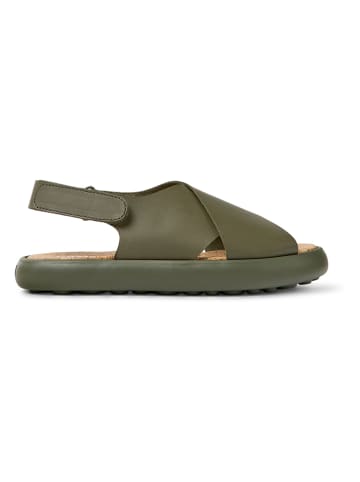 Camper Leren sandalen kaki