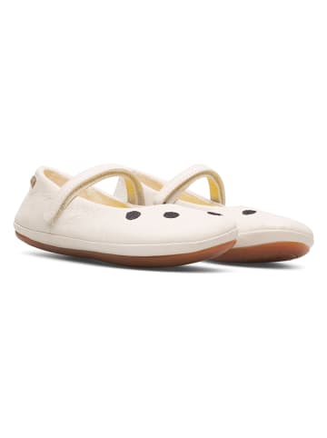 Camper Leder-Ballerinas in Creme