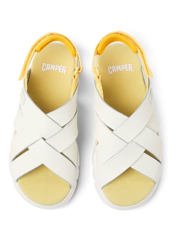Camper Sandalen wit/geel