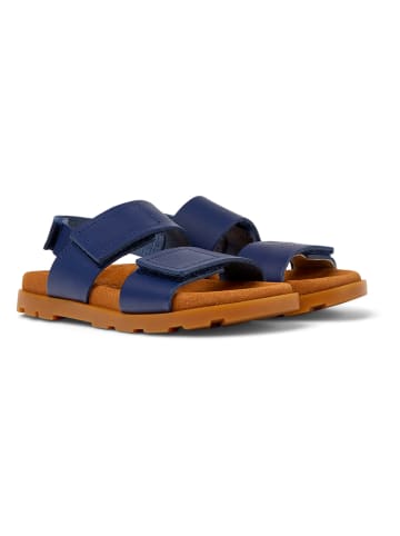 Camper Leder-Sandalen in Dunkelblau