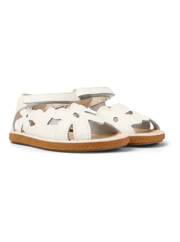 Camper Leder-Sandalen in Weiß