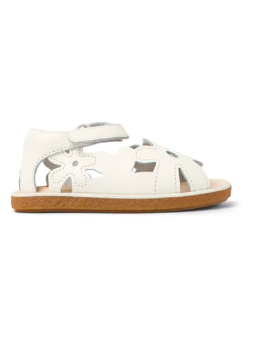 Camper Leder-Sandalen in Weiß