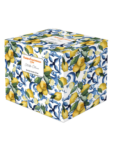 Andrea Fontebasso 1760 18-delig tafelservies "Atollo Citrus" blauw/geel