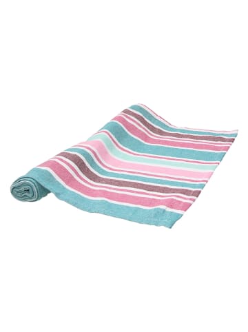 Tognana Tischdecke "Fresia" in Türkis/ Pink - (L)140 x (B)40 cm