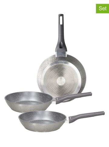 Tognana 3er-Set: Pfannen "Crancucina" in Silber