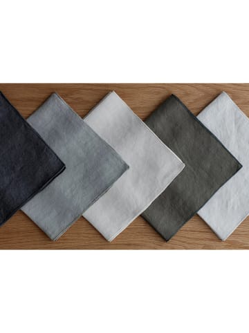 Blomus Lniana serwetka "Lineo" w kolorze jasnoróżowym - 42 x 42 cm