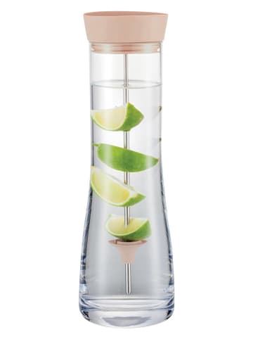 Blomus Wasserkaraffe "Driwa" in Rosa/ Transparent - 1 l