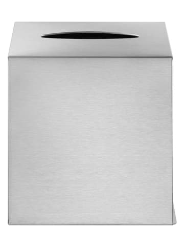 Blomus Edelstahl-Kosmetiktücherbox "Nexio" in Hellgrau - (B)13,5 x (H)14 cm