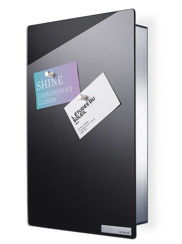 Blomus Sleutelkast "Velio" zwart - (B)20 x (H)30 x (D)5 cm
