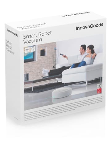 InnovaGoods Inteligentny robot sprzątający w kolorze białym - Ø 22,5 cm