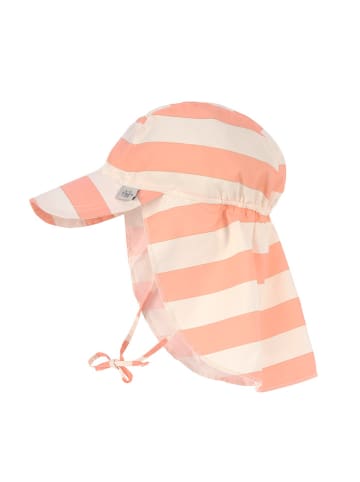 Lässig Muts met klep lichtroze/wit