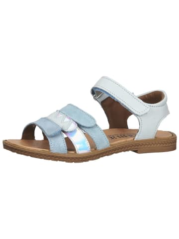 bama Leren sandalen lichtblauw